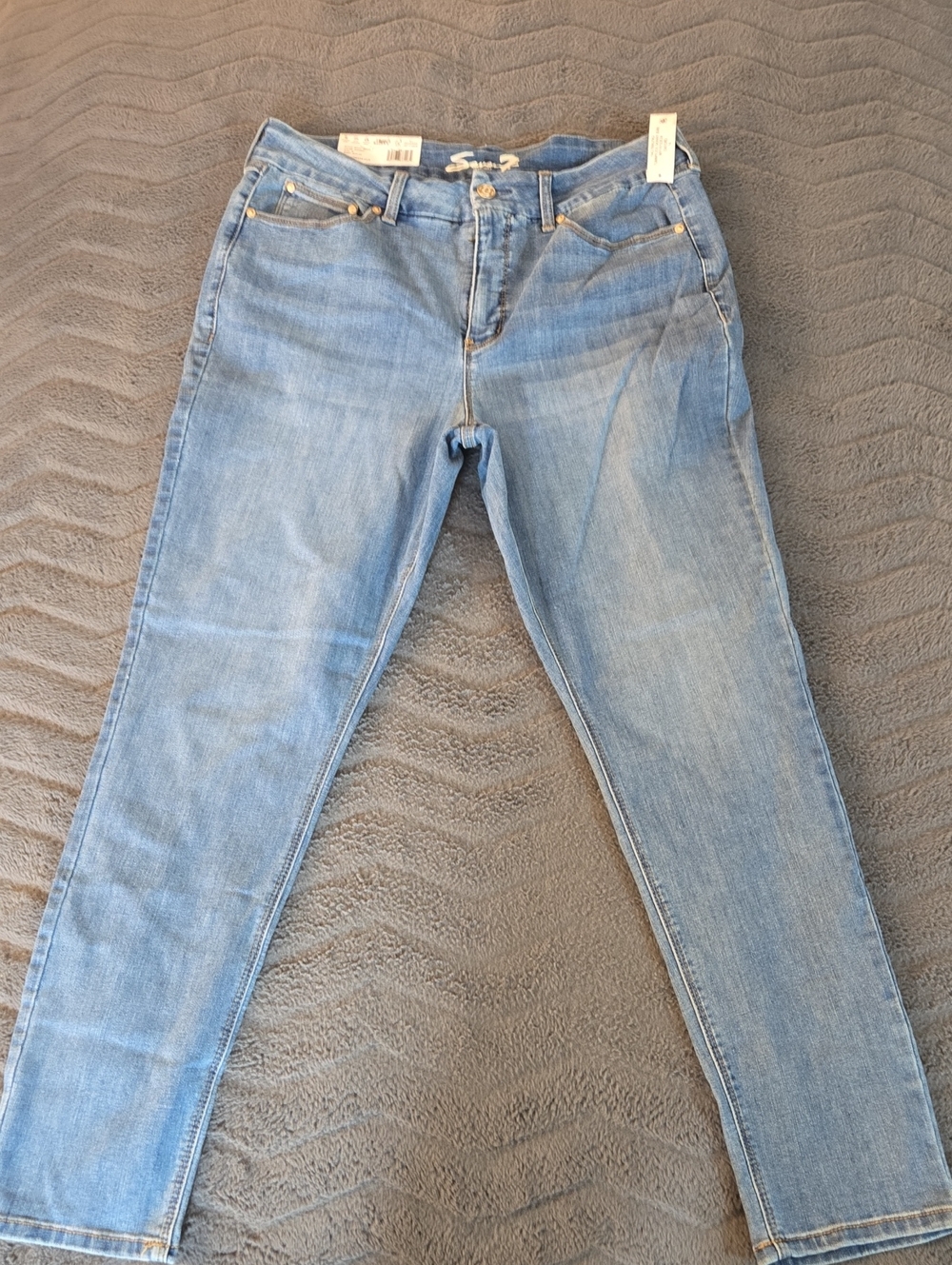 Seven7 Women's Light Blue Skinny Jeans